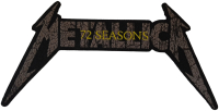 METALLICA - 72 Seasons Charred Logo Cut Out - 5,8 x 11,7 cm - Patch