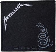 METALLICA - Black Album Cover - 10,1 cm x 9,5 cm - Patch