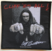 METALLICA - Cliff Em All / Cliff Burton - 10,4 cm x 10 cm - Patch