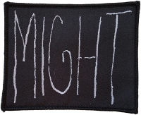 MIGHT - Logo - 8 cm x 9,8 cm - Patch