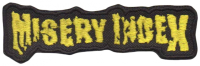 MISERY INDEX - Logo - 12 cm x 3,7 cm - Patch