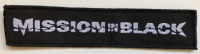 MISSION IN BLACK - Logo - 12 cm x 2,7 cm - Patch
