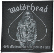 MOTORHEAD - 49% Motherfucker - 10,2 cm x 10,2 cm - Patch