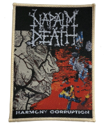 NAPALM DEATH - Harmony Corruption - Beige Border - 11,9 x 8,6 cm - Patch