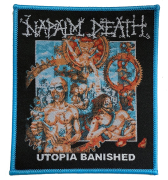 NAPALM DEATH - Utopia Banished - Blue Border - 10,8 x 9,4 cm - Patch