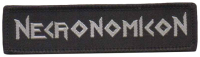 NECRONOMICON - Logo - 10,2 cm x 2,7 cm - Patch