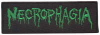 NECROPHAGIA - Logo - 12,5 cm x 4,3 cm - Patch