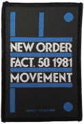 NEW ORDER - Fact 50 - 10,1 x 6,9 cm - Patch