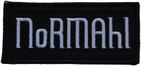 NORMAHL - Schriftzug - 10,5 cm x 5 cm - Patch
