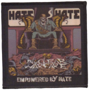 NUCLEAR WARFARE - Empowered By Hate - 10 cm x 10 cm - Patch