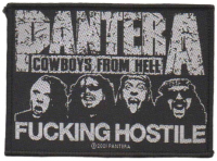 PANTERA - Fucking Hostile - 10 cm x 7,3 cm - Patch