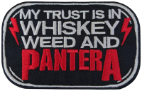 PANTERA - Whiskey - 6 x 9,2 cm - Patch