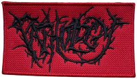 PATHOLOGY - Logo ( Black On Red ) - 5,8 x 10,2 cm - Patch