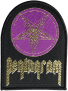 PENTAGRAM - Black Border - 9,8 cm x 7,6 cm - Patch