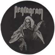 PENTAGRAM - Reaper - Black Border - 10 cm - Patch
