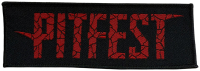 PITFEST - Red-Logo - 5,3 x 15 cm - Patch
