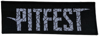PITFEST - White-Logo - 5,3 x 15 cm - Patch