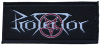 PROTECTOR - Logo - Leder Patch - 9,2 cm x 4,2 cm