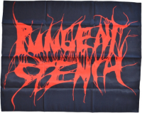 PUNGENT STENCH - Logo - Textil-Posterflagge