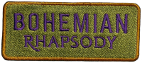 QUEEN - Bohemian Rhapsody - 4,1 x 9,5 cm - Patch