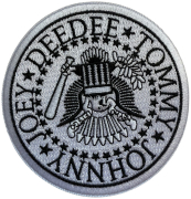 RAMONES - Presidential Seal WHT - 10,2 cm - Patch