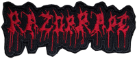 RAZORRAPE - Red Logo - 5,2 x 12 cm - Patch