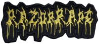 RAZORRAPE - Yellow Logo - 5,2 x 12 cm - Patch