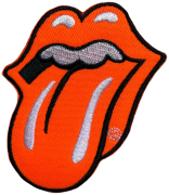THE ROLLING STONES - Classic Tongue Orange - 7 x 6,1 cm - Patch