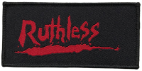 RUTHLESS - Logo - 4,9 x 10,3 cm - Patch