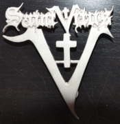 SAINT VITUS - V Logo - 8,4 cm x 8 cm - Metal Pin