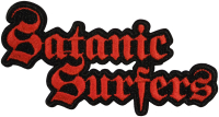 SATANIC SURFERS - Satanic Logo Cut Out - 5 cm x 10 cm - Patch