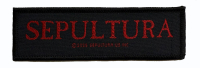 SEPULTURA - Logo - 3,1 x 9,9 cm - Patch
