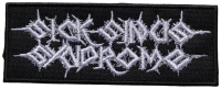 SICK SINUS SYNDROME - White Logo - 4,6 x 11,9 cm - Patch