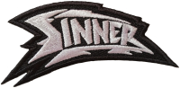 SINNER - Cut Out Logo - 10,5 cm x 5,2 cm - Patch