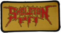SKELETON PIT - Red Logo - 12,1 cm x 6,3 cm - Patch