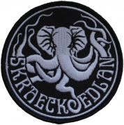 SKRAECKOEDLAN - Octoelephant - 9,3 cm - Patch