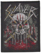 SLAYER - Skull And Swords - 8 cm x 10,2 cm - Patch