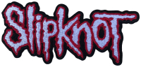 SLIPKNOT - Cut-Out Logo Red Border - 4,2 x 10,3 cm - Patch