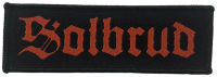 SOLBRUD - Red Gutenberg Logo - 3,4 x 10,3 cm - Patch