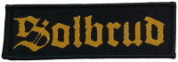 SOLBRUD - Yellow Gutenberg Logo - 3,4 x 10,3 cm - Patch