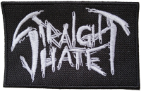 STRAIGHT HATE - Logo - 6,4 cm x 10 cm - Patch