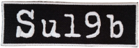 SU19B - Logo - 3,9 cm x 11,9 cm - Patch