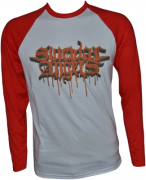 SUICIDAL ANGELS Bloody Logo Baseball-Longsleeve