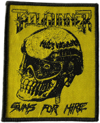 TAILGUNNER - Guns For Hire Shirt Design - 9,8 x 7,8 cm - Patch