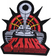 TANK - Logo Cut Out - 9,8 cm x 10,5 cm - Patch