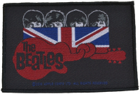 THE BEATLES - Union Jack Guitar - 10,5 cm x 7,2 cm - Patch