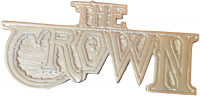 THE CROWN - Logo - 10,2 cm x 4,8 cm - Metal Pin
