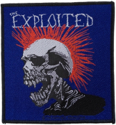 THE EXPLOITED - Mohican Multicolour - 9,6 cm x 10,2 cm - Patch