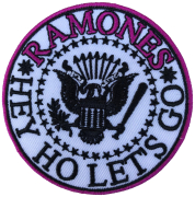 RAMONES - Hey Ho Let's Go V1 - 8 cm - Patch
