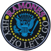 RAMONES - Hey Ho Let's Go V2 - 8 cm - Patch